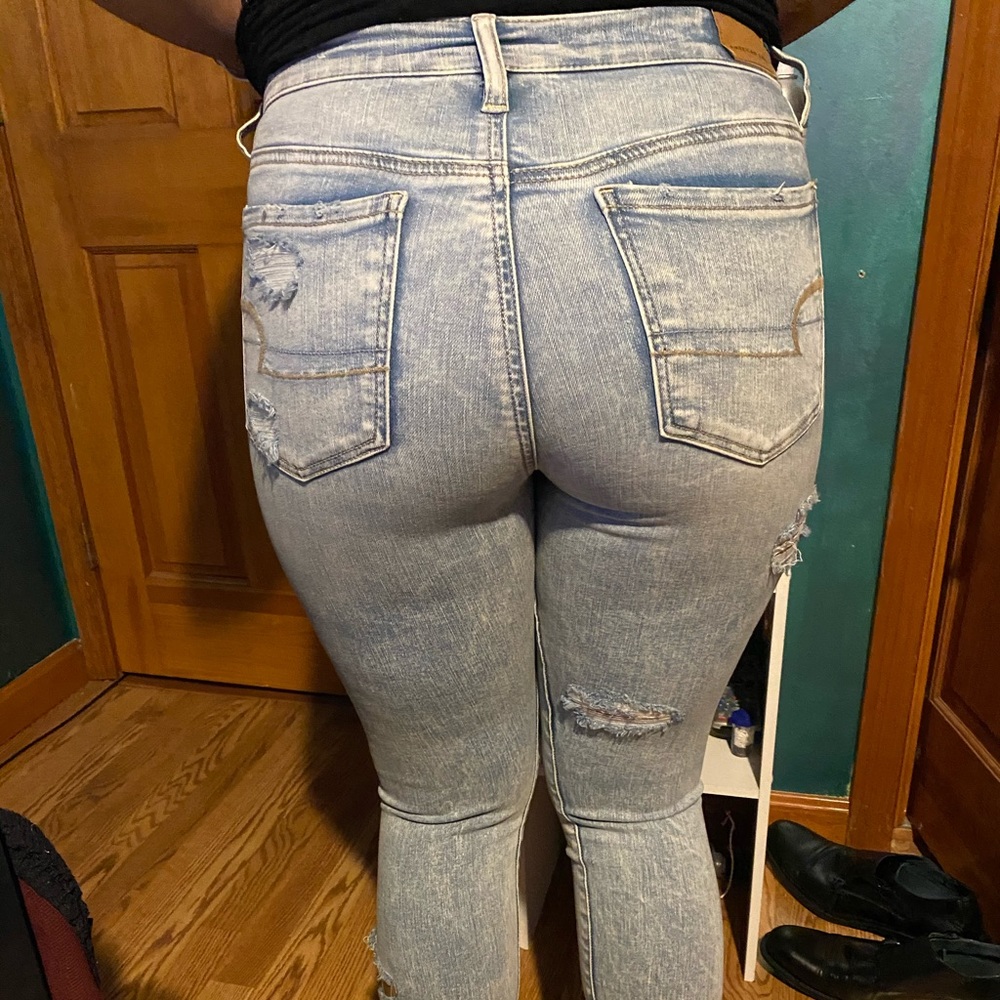 NWT American Eagle super stretch distressed jeans - Picture 8 of 8